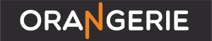 logo orangerie met zwarte achtergrond